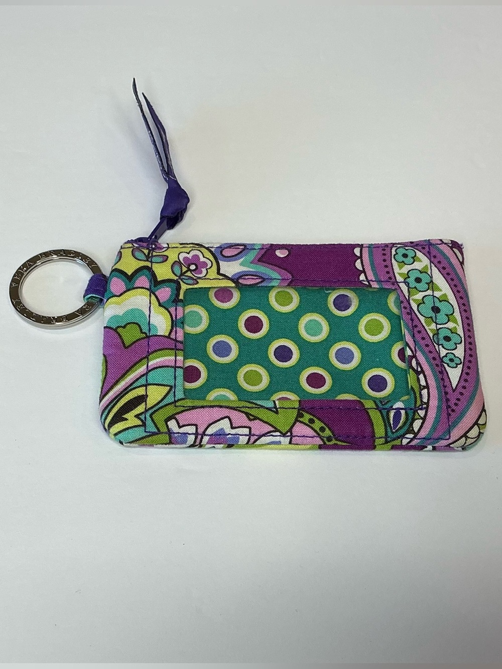 Vera Bradley Zip ID Case in Heather - Picture 1 of 5